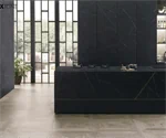 משטח פורצלן מעובד 913 Liem Black 2