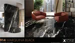 משטח פורצלן מעובד-Marquina Black 914-מבריק 2