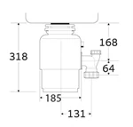 טוחן אשפה ISE 66 ניגא 2