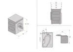 מייבש כביסה 9 ק"ג T209H.W- HEAT PUMP 3