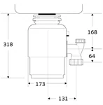 טוחן אשפה ISE 56 ניגא 2