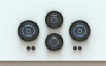 כיריים גז 4 מעברים פיט קוקינג Dempo 3