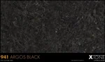 משטח פורצלן מעובד- Argos Black 941 מבריק
