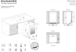 מקרר יין אינטגרלי Dunavox DAUF-45.125DB.TO 5