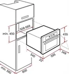 תנור פירוליטי 45 ס"מ תקה HLC860P 3