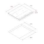 כיריים אינדוקציה 60 ס"מ IBF64-G1 MSP BM 4