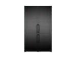 מקרר גובה 2 מטר 120 ס"מ אסקו נירוסטה שחורה RFN232041B