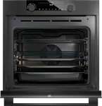 תנור בנוי 60 פירוליטי אסקו OP8687B-BLACK STEEL 2