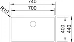 כיור בלנקו קלארון דורינוקס 700IF 3