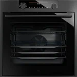 תנור בנוי 60 פירוליטי אסקו OP8687B-BLACK STEEL