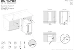 מקרר יין אינטגרלי Dunavox DAUF-19.58 4