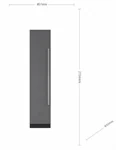 מקפיא אינטגרלי 45 ס”מ ICBIC-18FI - SUB ZERO 2
