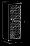 מקרר יין אינ' אמפריאל 77 בק' JC201S Dual Zone 2