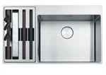 כיור נירוסטה 90 ס"מ בוקס סנטר BXX 220-54-27 4
