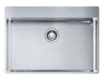 כיור בוקס 80 ס"מ נירוסטה BXX 210-68 TL Box פרנקה