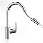 ברז נשלף שני מצבים פוקוס בגימור כרום 31813000 HANSGROHE 2