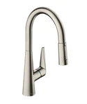 ברז מטבח נשלף טאליס S סלקט 200 נירוסטה 72813800 HANSGROHE