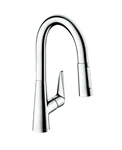 ברז מטבח נשלף S 160 טאליס כרום 73850000 HANSGROHE