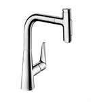 ברז מטבח נשלף טאליס S סלקט 220 כרום HANSGROHE 73868000