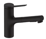 ברז מטבח נשלף 150 זסיס M33 שחור מט HANSGROHE 74800670