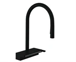 ברז מטבח נשלף שחור מט 73831670 - Aquno select 250 HANSGROHE