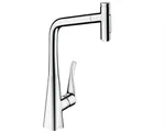 ברז מטבח נשלף מטריס סלקט פייה 33 ס"מ כרום HANSGROHE 73816000