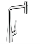 ברז מטבח נשלף מטריס סלקט פייה 33 ס"מ כרום HANSGROHE 73820000