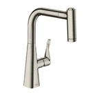 ברז מטבח נשלף מטריס 220 נירוסטה 14834800 HANSGROHE