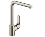 ברז מטבח פיה מסתובבת פוקוס נירוסטה 31817800 HANSGROHE