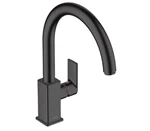 ברז מטבח ורניס שייפ 260 שחור מט 71871670 HANSGROHE