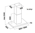קולט אדים Falmec Plane 4