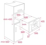 מכונת קפה אינפיניטי מטחנת קפה מובנית תקה CLC85G1 2