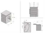מייבש כביסה 11 ק"ג T211H.W- HEAT PUMP 2