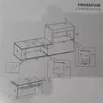 תנור בנוי 90 ס"מ שחור מונדין FM98KF09D 2