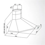 קולט אדים פינתי בומפני BO105 CORNER נירוסטה 2