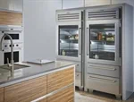 ICBPRO3650G מקרר+מקפיא תעשייתי 91 ס"מ B.I נירוסטה עם חלון זכוכית 2