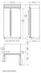 ICBCL4250SID מקרר+מקפיא 107 ס"מ SBS SUBZERO 3