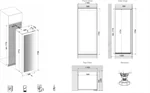 מקרר יין אינטגרלי גדול DUNAVOX DVN-109.291DB.TO 2