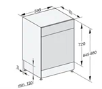 מדיח כלים נירוסטה 60 ס"מ G5611  CLST 2