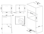 מקרר יין סמג 45 שחור Linea CVI121B3 4
