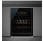 מקרר יין סמג שחור פתיחה לשמאל Dolce CVI638LN3 2