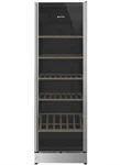 מקרר יין סמג נירוסטה חזית זכוכית CLASSICA SCV115G