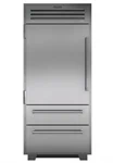 ICBPRO3650 מקרר+מקפיא תעשייתי 91 ס"מ פרו B.I נירוסטה