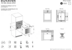 מקרר יין אינטגרלי קטן Dunavox DVN-25.65DB.TO 2
