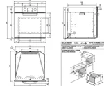 תנור 60 ס"מ B-I נירוסטה ICON STEEL 1FEVSP Barazza 2