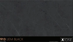 משטח פורצלן מעובד 913 Liem Black