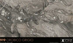 משטח פורצלן מעובד-Orobico Grigio919-מבריק