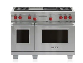 תנור כפול משולב כיריים וטפאניאקי 122 ס”מ ICBDF48450CG-WOLF