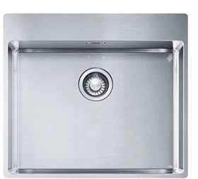 כיור בוקס 60 ס"מ נירוסטה BXX 210-54 TL Box פרנקה