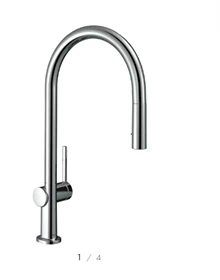 ברז מטבח נשלף טאליס בתוספת SBOX כרום 72801000 HANSGROHE